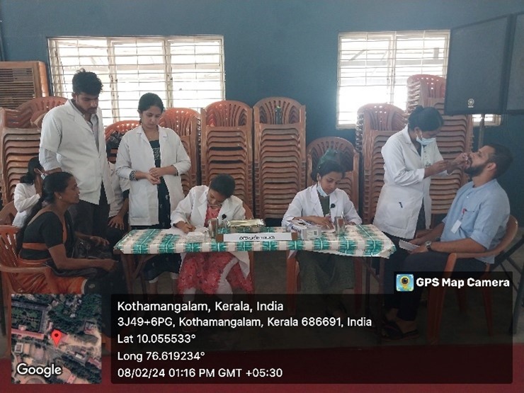 DENTAL TREATMENT CAMP AT M A COLLEGE