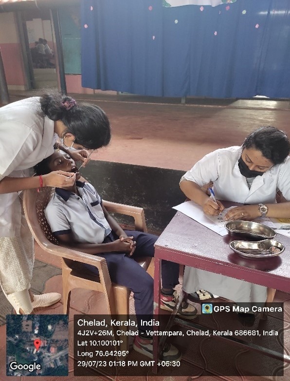 SCREENING CAMP AT CHELAD LP SCHOOL
