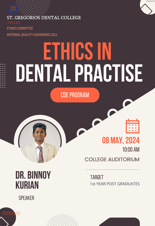 ETHICS IN DENTAL PRACTICE