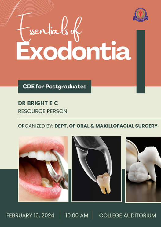 EXODONTIA ESSENTIALS: CDE PROGRAM