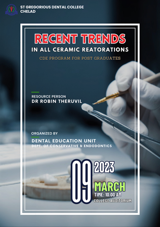 RECENT TRENDS IN ALL CERAMIC RESTORATION