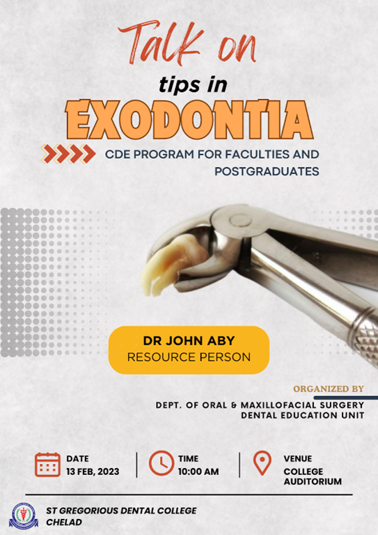TIPS IN EXODONTIA