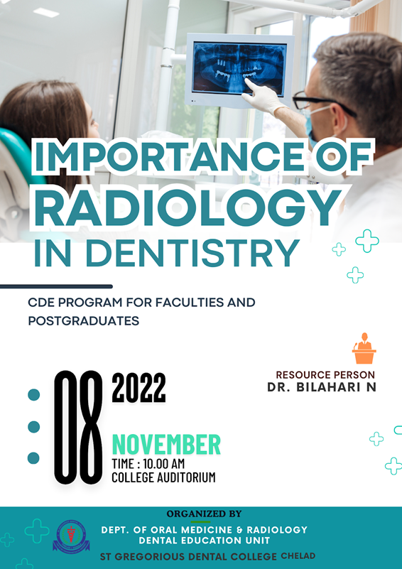 IMPORTANCE OF RADIOLOGY IN DENTISTRY