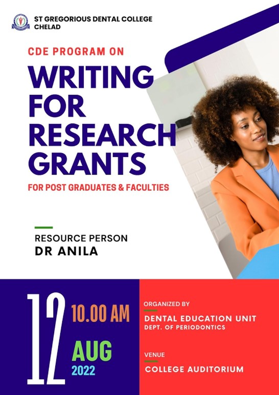 WRITING FOR RESEARCH GRANTS