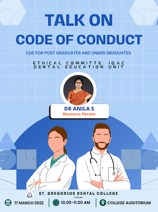 TALK ON CODE OF CONDUCT