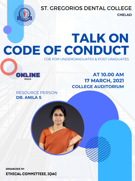 TALK ON CODE OF CONDUCT
