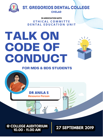 TALK ON CODE OF CONDUCT