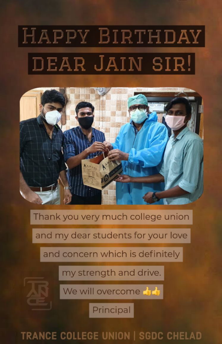 PRINCIPAL’S BIRTHDAY CELEBRATION