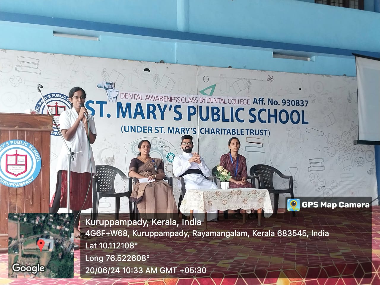 TREATMENT CAMP CONDUCTED AT ST. MARY'S PUBLIC SCHOOL, KURUPPAMPADY