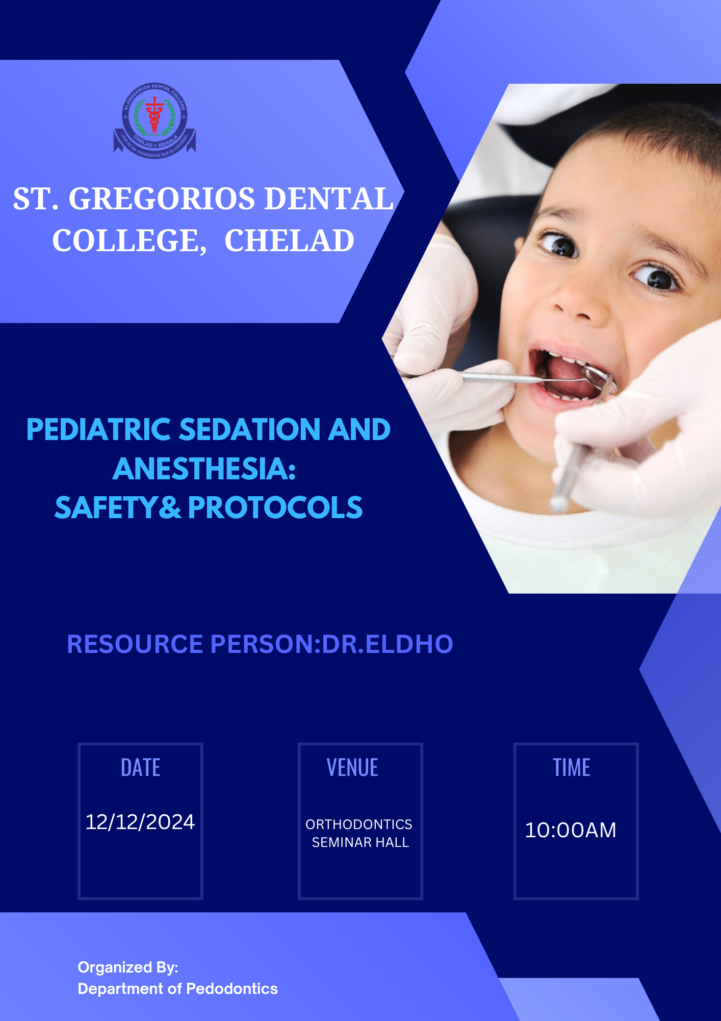 Peadiatric Sedation & Anesthesia : Safety & Protocols