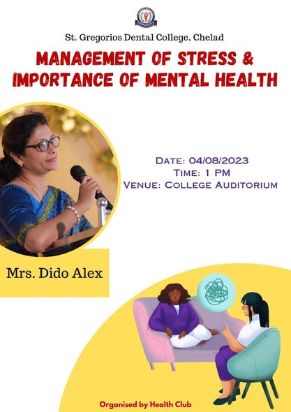 Management of stress and mental health - by Health club