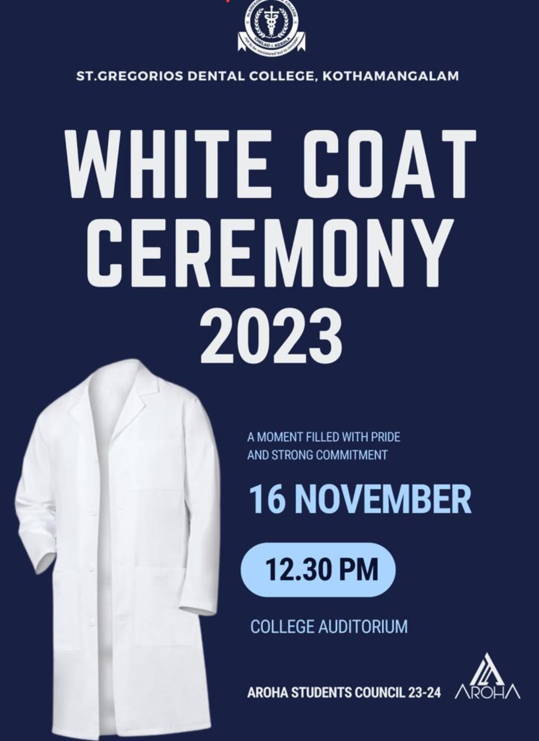 WHITE COAT CEREMONY AND FRESHERS DAY 2024